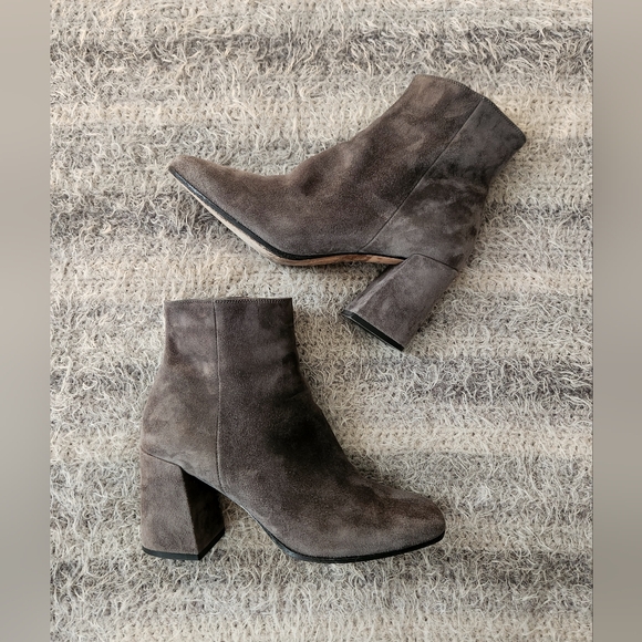 VINCE ‘Highbury’ Grey Suede Ankle Boots, Sz 8.5, Retail $495 - Picture 5 of 8